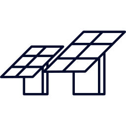 two solar panels